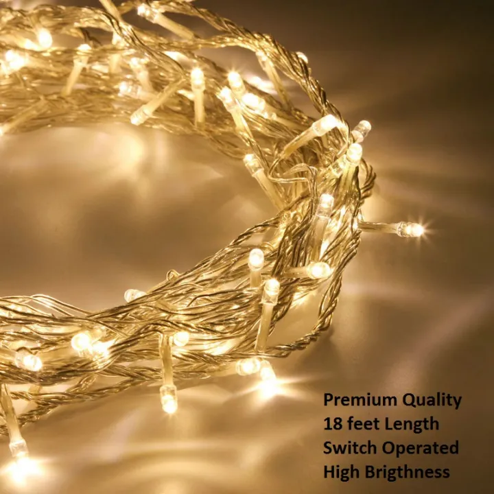 20ft Golden Yellow Fairy String Lights for Home Decoration